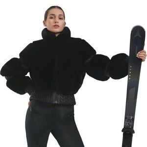 GSOU SNOW Women’s Faux Fur Ski Snowboard Jacket